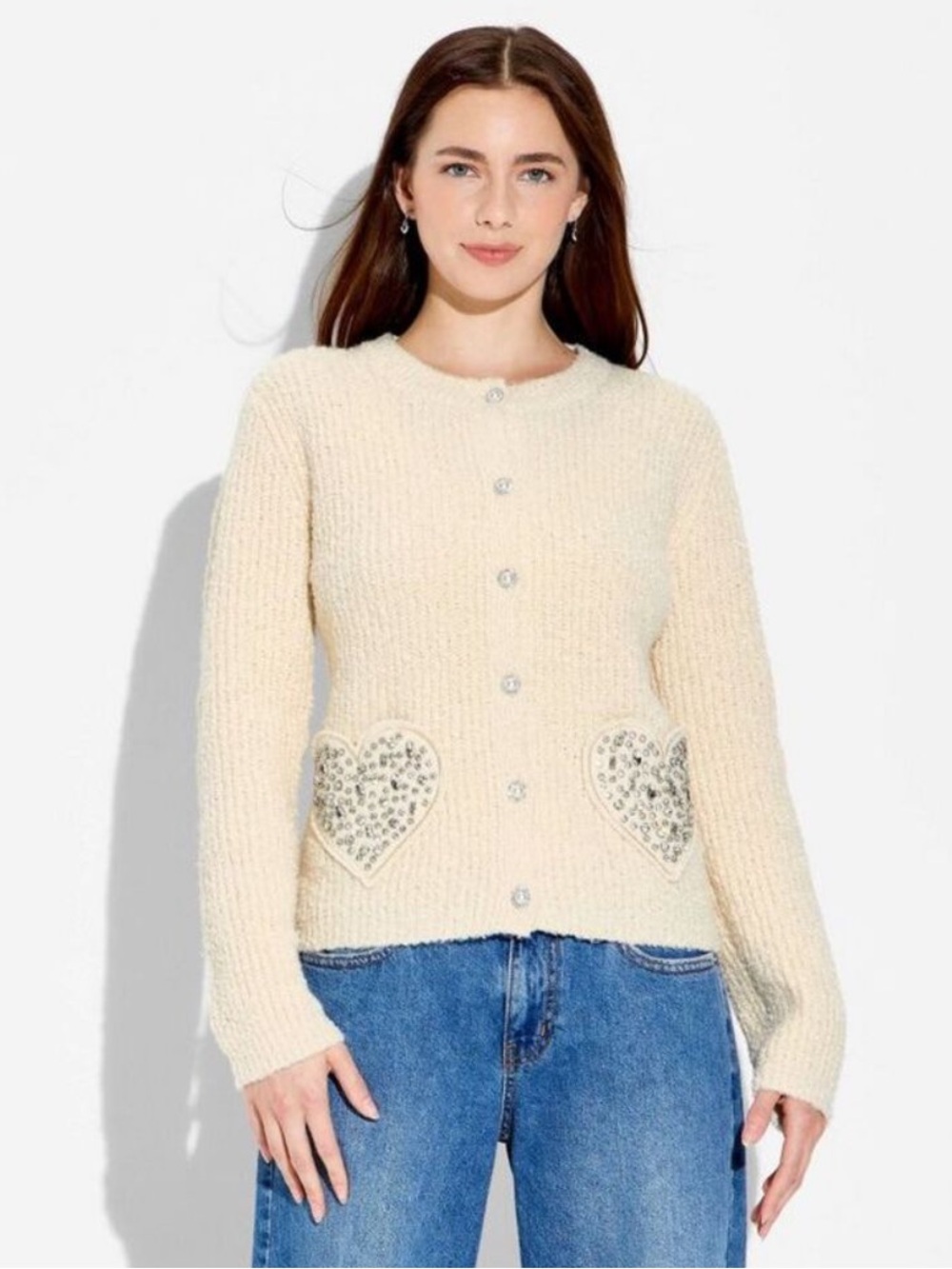 Katie Kime Beaded Cardigan